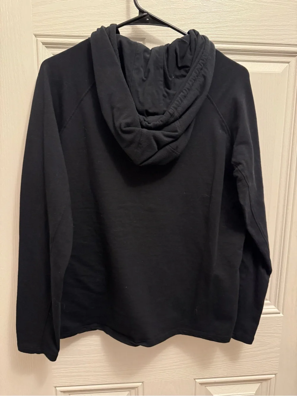 ZYIA Quilted Black Pullover Hoodie - Picture 3 of 3